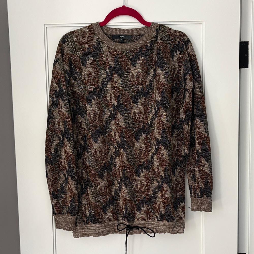 Next Direct Women's Multicolor Patterned Crewneck Top